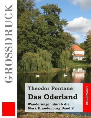 Theodor Fontane - Das Oderland (Großdruck): Wanderungen durch die Mark Brandenburg Band 2, Häftad