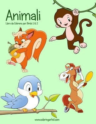 Animali Libro da Colorare per Bimbi 1 & 2 1