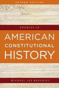 bokomslag Sources in American Constitutional History
