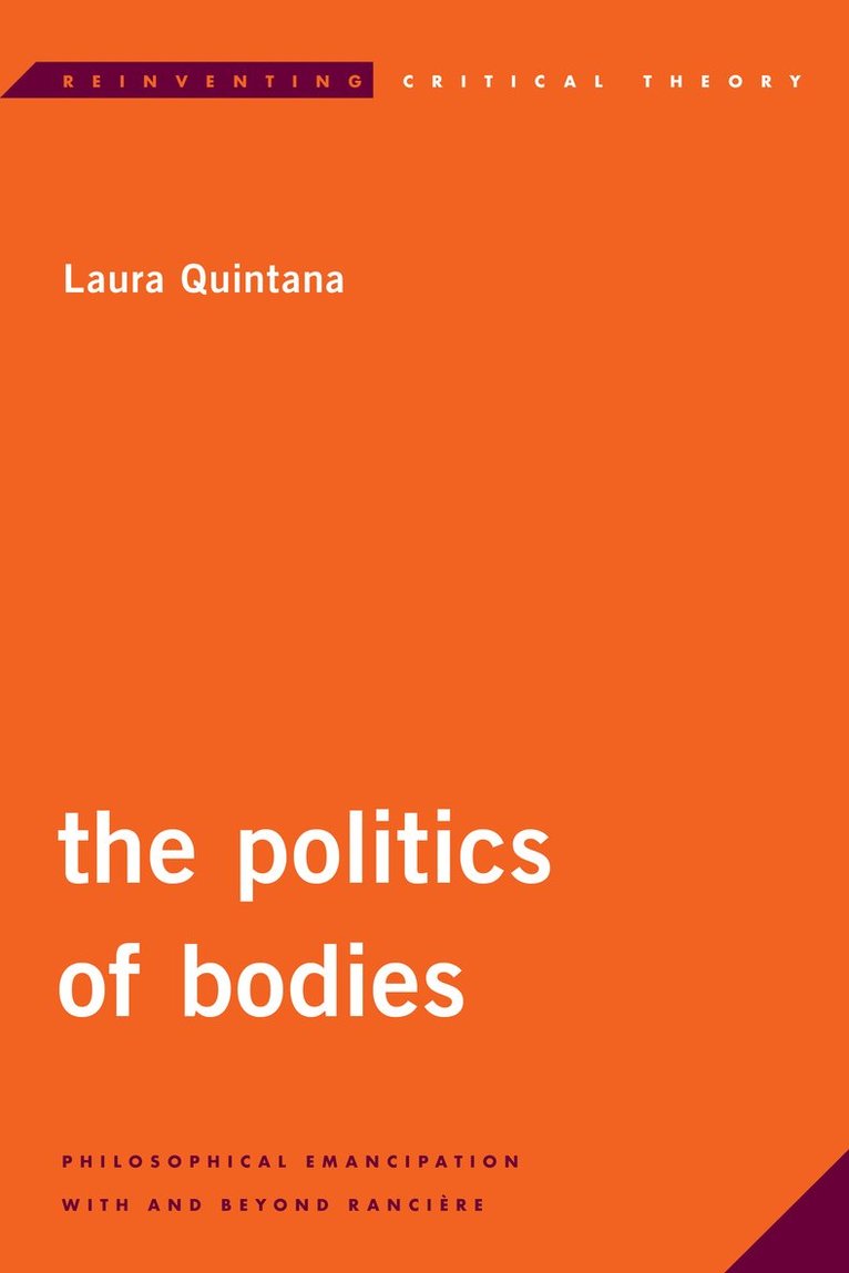 Laura Quintana - Politics of Bodies, Häftad