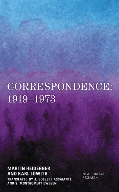 Martin Heidegger, Karl Löwith, Richard Polt - Correspondence: 1919–1973, Häftad
