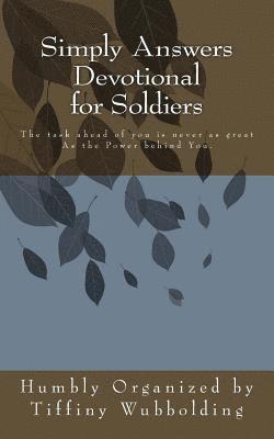Simply Answers Devotional for Soldiers 1
