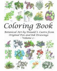 bokomslag Botanical Art Coloring Book - Volume 2: from Original Pen & Ink Drawings