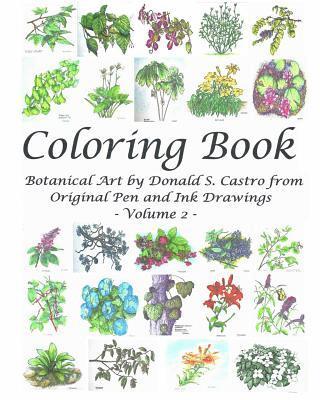 Botanical Art Coloring Book - Volume 2: from Original Pen & Ink Drawings 1