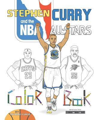 Stephen Curry and the NBA All Stars: Basketball Coloring Book for Kids 1