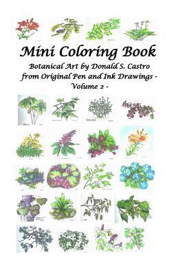 Mini Botanical Art Volume 2: from Original Pen & Ink Drawings 1