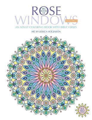 bokomslag Big Book of Rose Windows: An Adult Coloring Book with Bible Verses