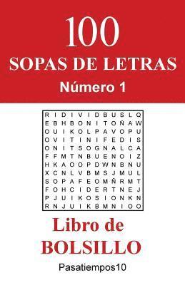 bokomslag 100 Sopas de letras Libro de Bolsillo - N. 1