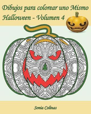 Dibujos para colorear uno Mismo - Halloween - Volumen 4: 25 calabazas alocadas para colorear 1