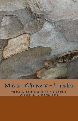 bokomslag Mes Check-Lists: Notes & Listes a faire / a cocher - Design Marron