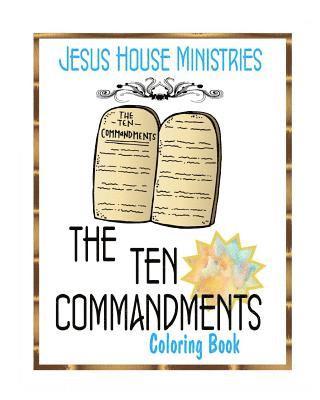 bokomslag Ten Commandments Adult Coloring Book: Adult Coloring Book