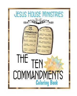 bokomslag Ten Commandments Adult Coloring Book: Adult Coloring Book