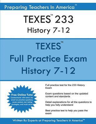 TEXES 233 History 7-12: TEXES History 233 Exam 1