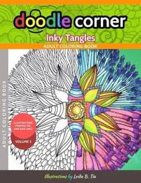 bokomslag Adult Coloring Book: Doodle Corner Volume 3: Inky Tangles