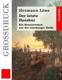 bokomslag Der letzte Hansbur (Großdruck): Ein Bauernroman aus der Lüneburger Heide