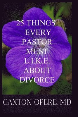 bokomslag 25 Things Every Pastor Must L.I.K.E. About Divorce: Learn Them, Inform Others, Keep Them Handy, Express Them Regularly