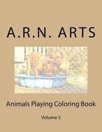 bokomslag Animals Playing Coloring Book