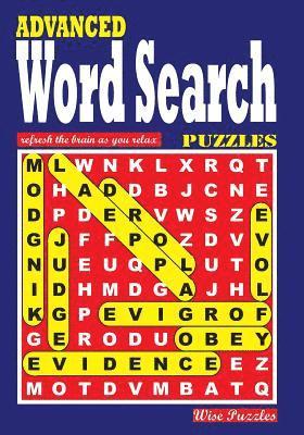 bokomslag ADVANCED Word Search Puzzles