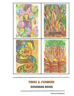 Trees & Flowers: Coloring book 1