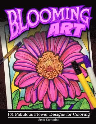 Blooming Art: 101 Fabulous Flower Designs for Coloring 1