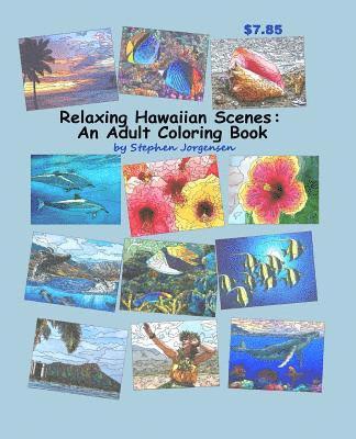 bokomslag Relaxing Hawaiian Scenes: An Adult Coloring Book