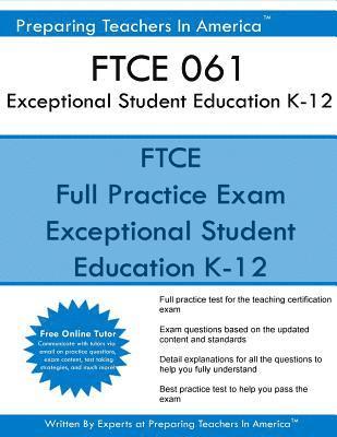 bokomslag FTCE 061 Exceptional Student Education K-12: FTCE ESE Exceptional Student Education