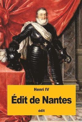 bokomslag Édit de Nantes