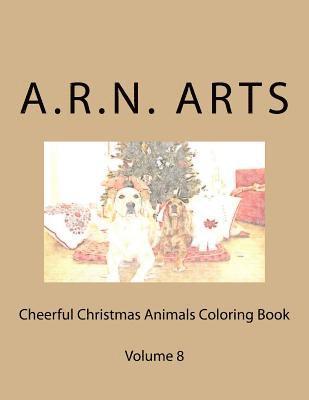 Cheerful Christmas Animals Coloring Book 1