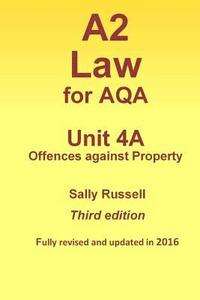 bokomslag A2 Law for AQA Unit 4 A