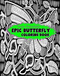 bokomslag Epic Butterfly Coloring Book