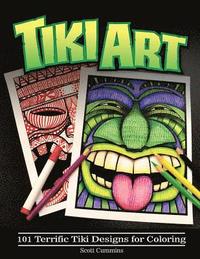 bokomslag Tiki Art: 101 Terrific Tiki Designs for Coloring
