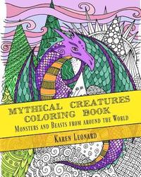 bokomslag Mythical Creatures Coloring Book: Monsters and Beasts from around the World