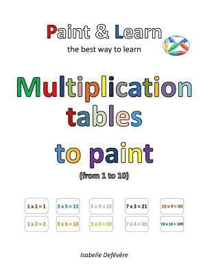 Multiplication tables to paint (from 1 to 10) 1