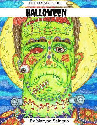 bokomslag Halloween coloring book