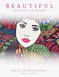 bokomslag Adult Coloring Book Beautiful Drawings of Women
