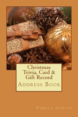 bokomslag Christmas Trivia Card & Gift Record: Address Book