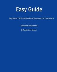 bokomslag Easy Guide: CGEIT Certified in the Governance of Enterprise IT: Questions and Answers