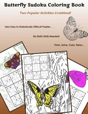 bokomslag Butterfly Sudoku Coloring Book