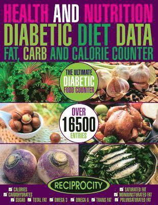 Health & Nutrition, Diabetic Diet Data, Fat, Carb & Calorie Counter: Government data count essential for Diabetics on Calories, Carbohydrate, Sugar co 1