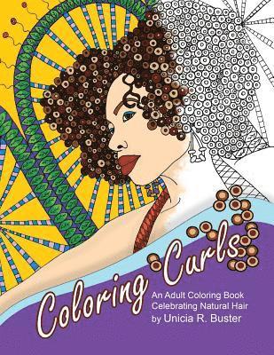 bokomslag Coloring Curls: An Adult Coloring Book Celebrating Natural Hair