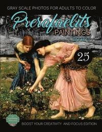 bokomslag PreRafaelits Paintings: Coloring Book for Adults, Book 3, Boost Your Creativity and Focus