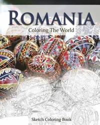 bokomslag Romania Coloring the World: Sketch Coloring Book