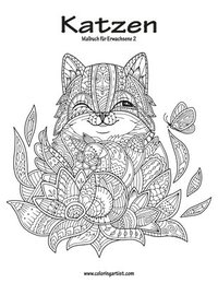 bokomslag Katzenmalbuch für Erwachsene 2