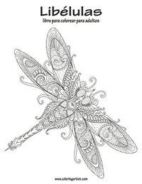bokomslag Libelulas libro para colorear para adultos 1