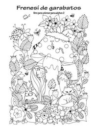 bokomslag Frenesí de garabatos libro para colorear para adultos 2