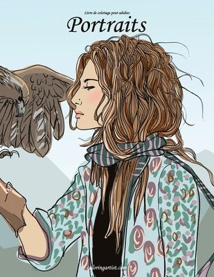 Livre de coloriage pour adultes Portraits 5 1