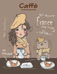 bokomslag Caffè Libro da Colorare per Adulti 1