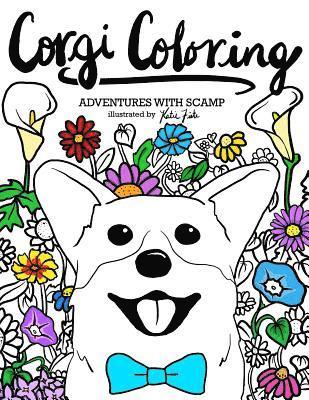 Corgi Coloring 1