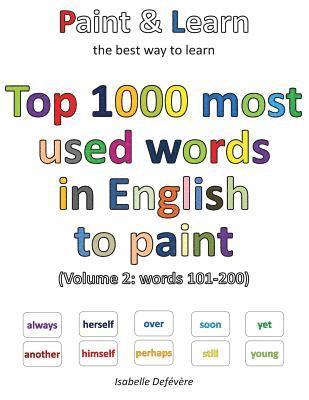 Top 1000 most used words in English to paint (Volume 2: words 101-200) 1