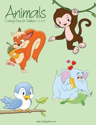 bokomslag Animals Coloring Book for Toddlers 1, 2 & 3